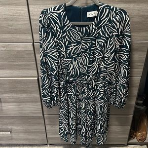 Eliza J leaf print dress